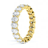 Oval Cut Eternity Band 3 ct