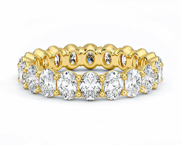 Oval Cut Eternity Band 3 ct