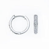 Lab Diamond Huggie Earrings 1.00 ct