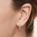 Lab Diamond Huggie Earrings 1.00 ct