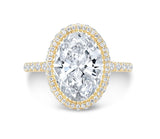 Timeless Oval Brilliant Cut Diamond Halo