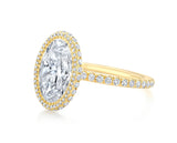 Timeless Oval Brilliant Cut Diamond Halo