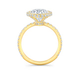 Timeless Oval Brilliant Cut Diamond Halo