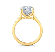 Cushion Brilliant Cut Diamond Solitaire Engagement Ring