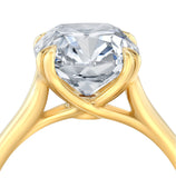 Cushion Brilliant Cut Diamond Solitaire Engagement Ring