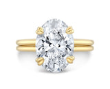 Oval Brilliant Cut Diamond Solitaire Engagement Ring