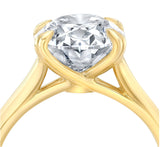 Oval Brilliant Cut Diamond Solitaire Engagement Ring