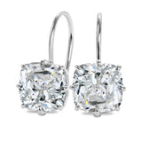 Clarity Diamond™ Cushion Diamond French Wire Earrings 3.0 CT