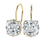 Clarity Diamond™ Cushion Diamond French Wire Earrings 3.0 CT
