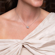 Clarity Diamond™ Pear and Emerald Diamond Toi et Moi Pendant