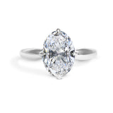 Clarity Diamond™ Signature Oval Diamond Solitaire Engagement Ring