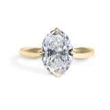 Clarity Diamond™ Signature Oval Diamond Solitaire Engagement Ring
