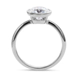 Clarity Diamond™ Bezel Diamond Solitaire Engagement Ring