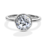 Clarity Diamond™ Bezel Diamond Solitaire Engagement Ring