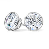 Clarity Diamond™ Bezel Diamond Stud Earrings