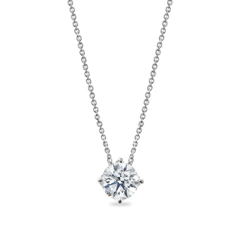Clarity Diamond™ 3.00ct Lab Grown Round Diamond Pendant