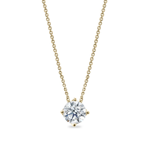 Clarity Diamond™ 3.00ct Lab Grown Round Diamond Pendant