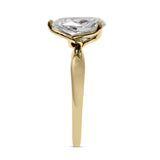 Clarity Diamond™ Signature Pear Diamond Solitaire Engagement Ring