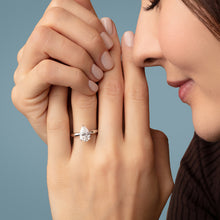 Clarity Diamond™ Signature Pear Diamond Solitaire Engagement Ring