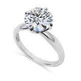 Clarity Diamond™ Signature Round Diamond Solitaire Engagement Ring