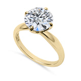 Clarity Diamond™ Signature Round Diamond Solitaire Engagement Ring