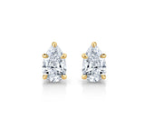 1.1 ct Pear Shape Cut Lab Grown Diamond Stud Earrings