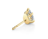 1.1 ct Pear Shape Cut Lab Grown Diamond Stud Earrings