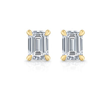 1.1 ct Emerald Cut Lab Grown Diamond Stud Earrings