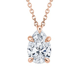 Pear Shape Cut Lab Grown Diamond Pendant