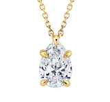 Pear Shape Cut Lab Grown Diamond Pendant