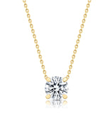 Classic Round Brilliant Lab Grown Diamond Pendant Halo
