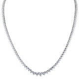 Riviera Diamonds Necklace 14K White Gold - EF VS2 8.3 CTW