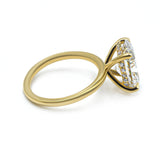 Solitaire Inspired Hidden Halo Oval Brilliant Cut 2.00+ ct D-E/VS