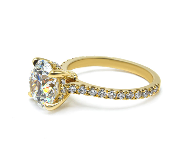 Balanced "Nuvo" Style 2.00+ ct D-E/VS