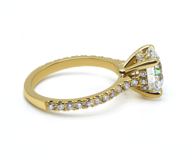 Balanced "Nuvo" Style 2.00+ ct D-E/VS