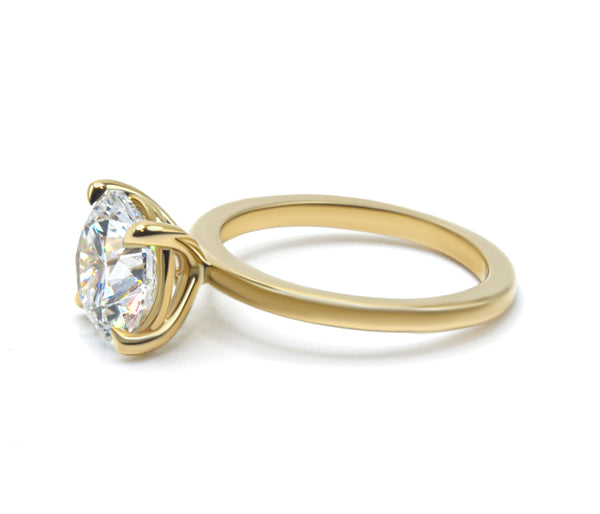 Solitaire with a collar 2.00+ ct D-E/VS