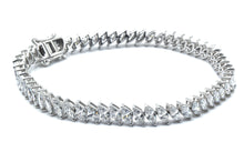 Marquise Cut Lab Grown Diamond Tennis Bracelet 7.00 cttw