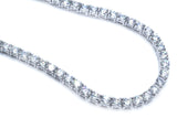 Tennis Diamonds Necklace 14K White Gold - EF/VS 18.86 CTW