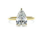 Pear Cut Solitaire Engagement Ring