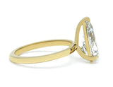 Pear Cut Solitaire Engagement Ring