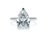 Pear Cut Solitaire Engagement Ring