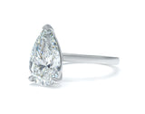 Pear Cut Solitaire Engagement Ring