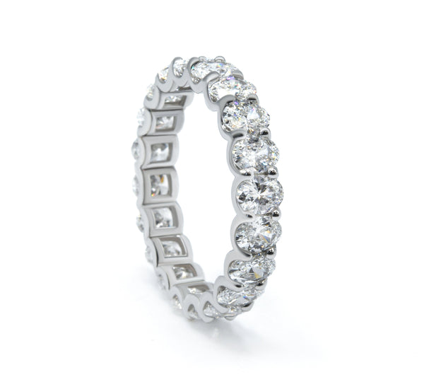 Oval Cut Eternity Band 7.50 ct