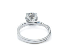 Lab-Grown Diamond Ring with Twisted Shank