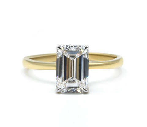 Zariah Emerald Cut Diamond Ring