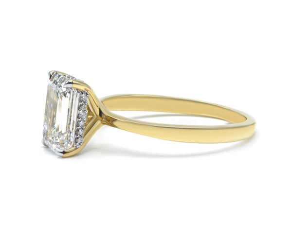 Zariah Emerald Cut Diamond Ring 2.00 + ct, D/VS