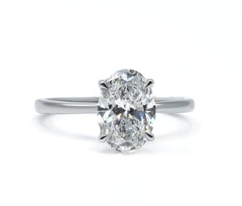 Seraphina Oval Cut  Solitaire Diamond Ring