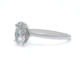 Seraphina Oval Cut  Solitaire Diamond Ring 2.00 +ct, D/VS