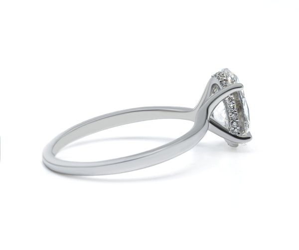Seraphina Oval Cut  Solitaire Diamond Ring 2.00 +ct, D/VS