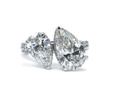 Lab-Grown Toi et Moi Diamond Ring